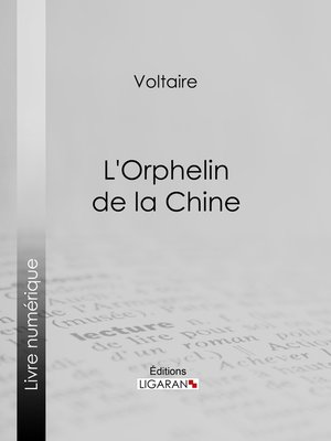 cover image of L'Orphelin de la Chine